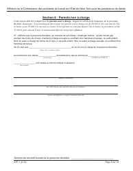 Form AFF-1 Affidavit for Death Benefits - New York (French), Page 9