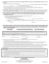 Form C-62 Claim for Compensation in a Death Case - New York (French), Page 2