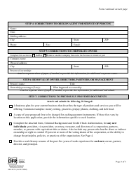 Form 440-5470 Check Cashing Business License Amendment Application - Oregon, Page 2