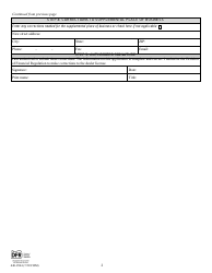 Form 440-2964 Manufactured Structures Dealer and Limited Manufactured Structures Dealer License Correction Application - Oregon, Page 2