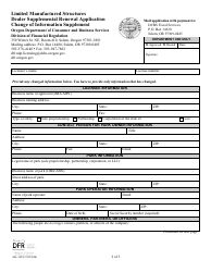 Form 440-5455 Limited Manufactured Structures Dealer License Renewal Application - Oregon, Page 2