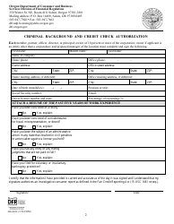 Form 440-4012 Master Trustees Registration Application - Oregon, Page 2