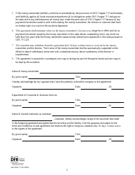 Form 440-4603 Deposit in Lieu of Security Device - Oregon, Page 2