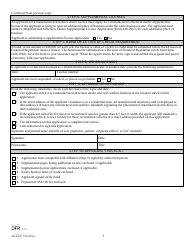 Form 440-2962 Manufactured Structures Dealer License Application - Oregon, Page 3