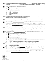 Form 440-4827 Investor Disclosure Information - Oregon, Page 2