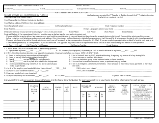 Document preview: Form 032-03-0650-12-ENG Fuel Assistance Application - Virginia