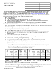 Document preview: Form 032-03-0051-40-ENG Change Report - Virginia