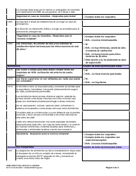 DCYF Formulario 10-183 Lista De Inspeccion Del Hogar (Con Licencia) - Washington (Spanish), Page 3
