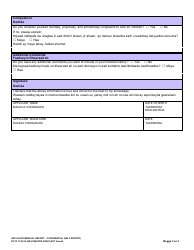 DCYF Form 13-001A Applicant Medical Self Report - Confidential - Washington (English/Somali), Page 3