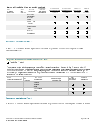 DCYF Formulario 14-444 Registro De Salud Y Educacion Del Menor Informe De Valoracion - Washington (Spanish), Page 5