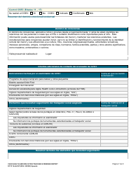 DCYF Formulario 14-444 Registro De Salud Y Educacion Del Menor Informe De Valoracion - Washington (Spanish), Page 7