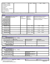DCYF Form 15-276 Personal Information Form - Washington (Somali), Page 2
