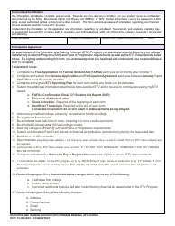 DCYF Form 15-369 Renewal Application - Education and Training Voucher (Etv) Program - Washington, Page 2