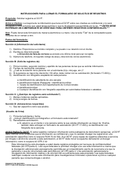 DCYF Formulario 17-041A Solicitud De Registros - Washington (Spanish), Page 2