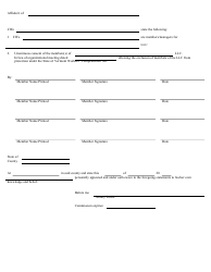 DOL Form 29 Application to Exclude Corporate Officers or LLC Members From Workers&#039; Compensation Coverage - Vermont, Page 2