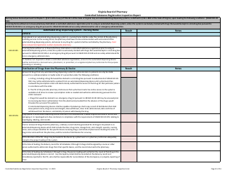 Controlled Substances Registration Inspection Report - Virginia, Page 12