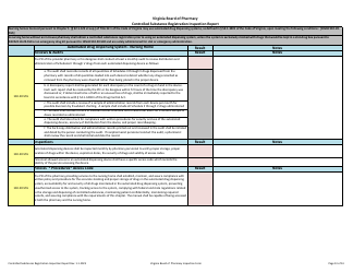 Controlled Substances Registration Inspection Report - Virginia, Page 13