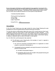 Zoning Petition - City of Austin, Texas, Page 5