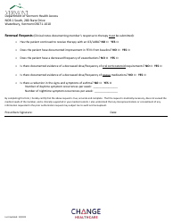 Fasenra Prior Authorization Request Form - Vermont, Page 2