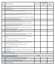 Form DC-21 Njdot Federal Agreement Closeout Package Documentation Checklist - New Jersey, Page 2