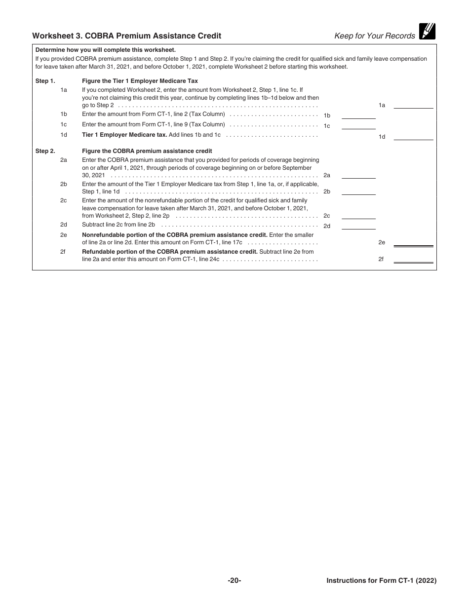 Instructions for IRS Form CT-1 Employers Annual Railroad Retirement Tax Return, Page 20