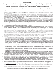 Form MV-140 Request for Registration - Pennsylvania, Page 2