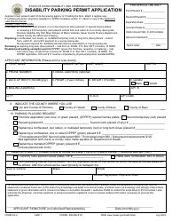 Form PA-3 Disability Parking Permit Application - Hawaii, Page 3
