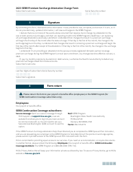 Form HCA20-0041 Sebb Premium Surcharge Attestation Change Form - Washington, Page 4