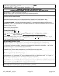 Form DOC03-417 Position Review Request - Washington, Page 3