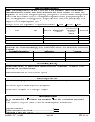 Form DOC03-417IT Position Review Request - Information Technology - Washington, Page 3