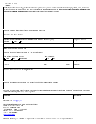 Form SFN52974 Human Rights Discrimination Intake Questionnaire - North Dakota, Page 2