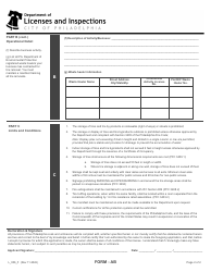 Form AB (L_006_F) Application for Tire Dealer License - City of Philadelphia, Pennsylvania, Page 2