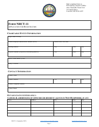 Document preview: Form NHCT-11 Application for Registration - New Hampshire