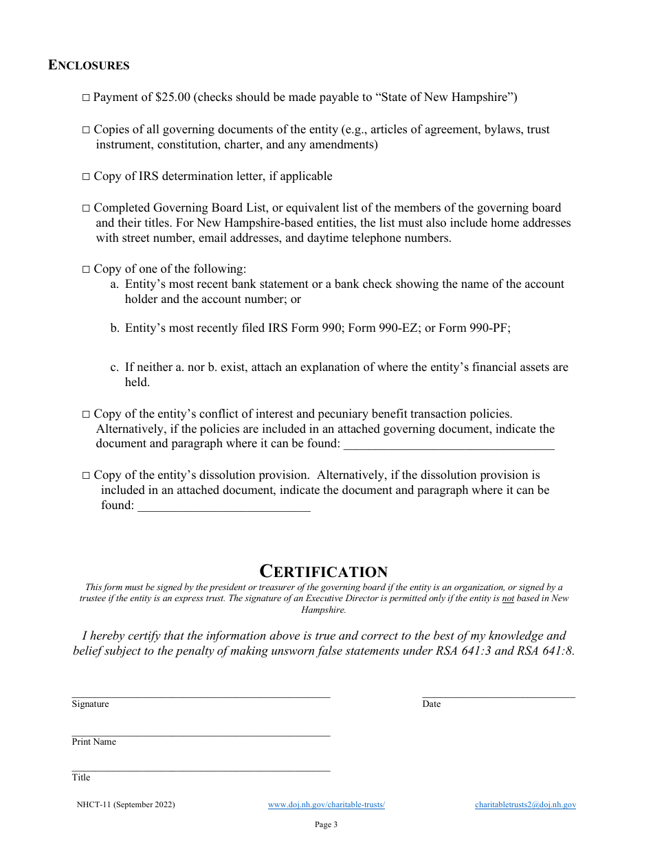 Form NHCT-11 Application for Registration - New Hampshire, Page 3