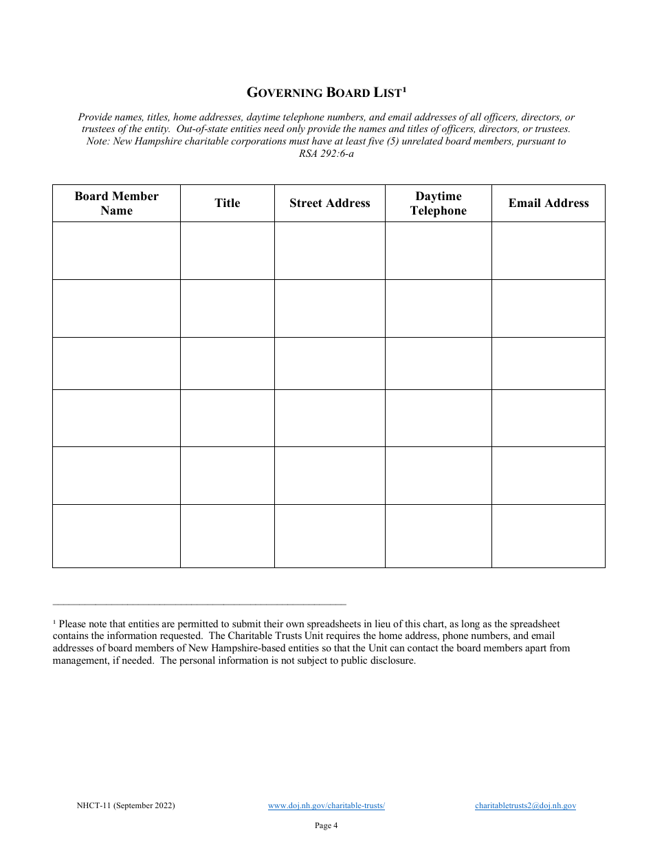 Form NHCT-11 Application for Registration - New Hampshire, Page 4