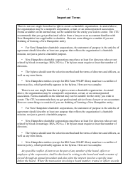 Instructions for Form NHCT-11 Application for Registration - New Hampshire, Page 3