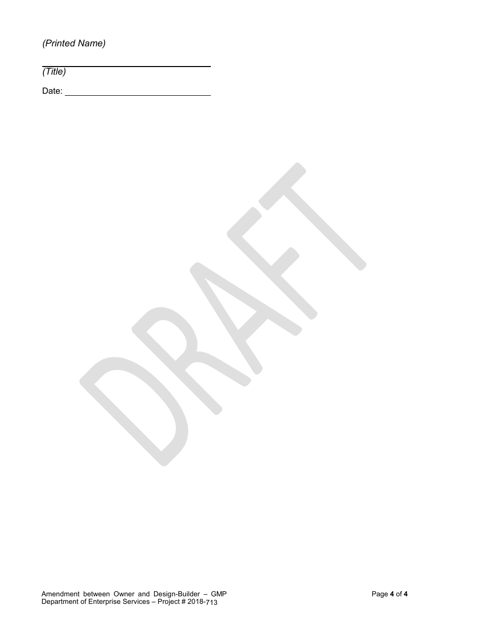 Attachment 1A Proposed Gmp Amendment to the Contract - Washington Center for Deaf and Hard of Hearing Youth - Academic  Pe Building - Washington, Page 6