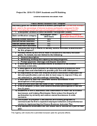 Attachment 10 Diverse Business Inclusion Plan - Washington Center for Deaf and Hard of Hearing Youth - Academic &amp; Pe Building - Washington, Page 2