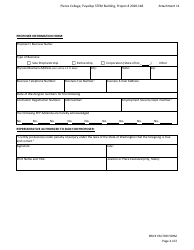 Attachment 11 Price Factor Form - Pierce College Stem Building - Washington, Page 3