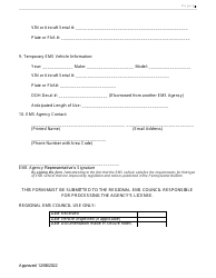 Temporary Replacement Vehicle Form - Pennsylvania, Page 2