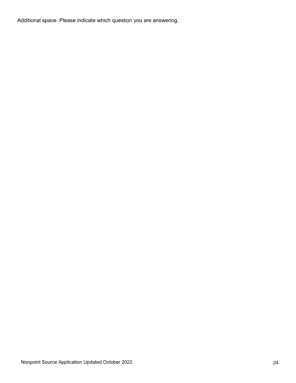 Nonpoint Source Project Long Application (Design and Construction Projects) - Clean Water State Revolving Fund - Oregon, Page 24