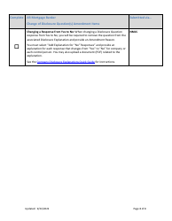 Ar Mortgage Banker License Amendment Checklist (Company) - Arkansas, Page 8