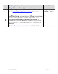 Ar Mortgage Servicer License Amendment Checklist (Company) - Arkansas, Page 8