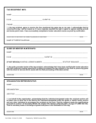 Tag Transfer Organization Form - Nevada, Page 2