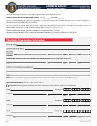 Document preview: Charitable Organization Initial Registration Statement - Missouri