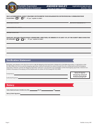 Charitable Organization Initial Registration Statement - Missouri, Page 4