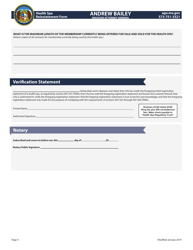 Health SPA Reinstatement Form - Missouri, Page 4
