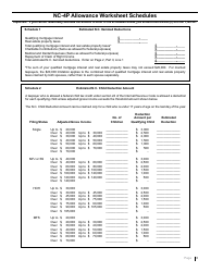 Form NC-4P Withholding Certificate for Pension or Annuity Payments - North Carolina, Page 5