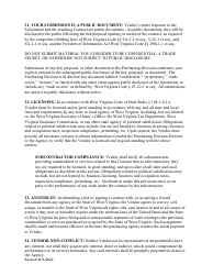 Purchasing Master Terms and Conditions - West Virginia, Page 15