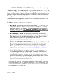 Purchasing Master Terms and Conditions - West Virginia, Page 20